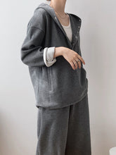 Women Hooded Sweater Casual Sports Suit